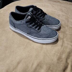 Vans Men's Charcoal Lace Up Sneakers (Sz 8.5)